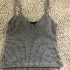Brandy Melville Grey Cropped Tank Top!